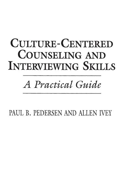 Produktbild: Culture-Centered Counseling and Interviewing Skills