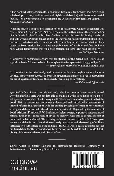 Produktbild: Apartheid's Last Stand