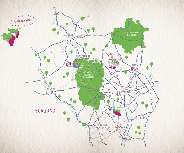 Produktbild: Gl&uuml;cksorte in Burgund