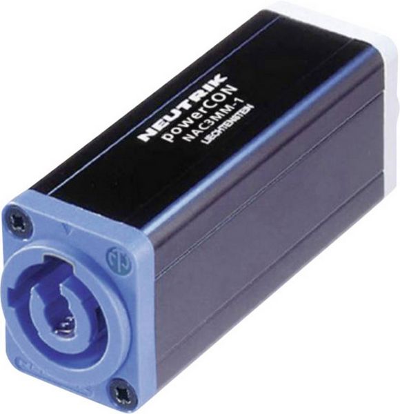 Produktbild: Neutrik NAC3MM Netz-Adapter Netz-Stecker - Netz-Stecker Schwarz 1 St.