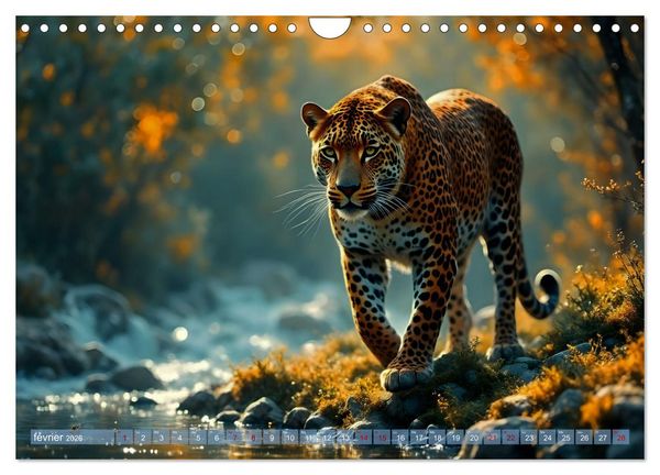 Produktbild: Regards Sauvages &ndash; Rencontres au c&oelig;ur du monde sauvage (Calendrier mural 2026 DIN A4 vertical), CALVENDO calendrier mensuel