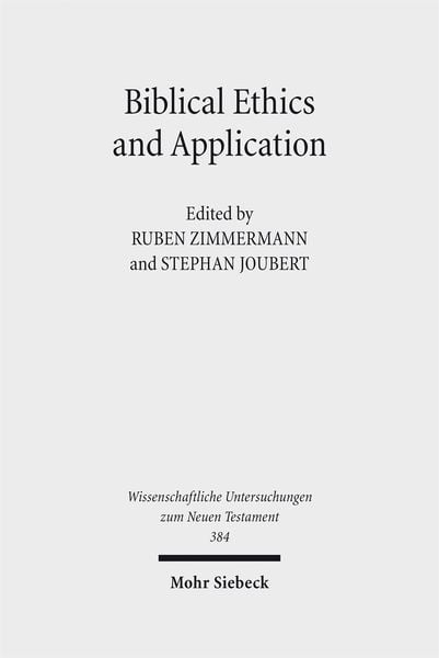 Produktbild: Biblical Ethics and Application