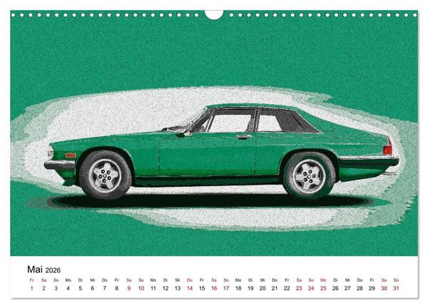 Produktbild: Car Art Edition Sportwagenlegenden (Wandkalender 2026 DIN A3 quer), CALVENDO Monatskalender