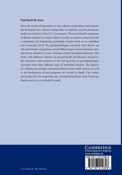 Produktbild: Mental Health and Disasters
