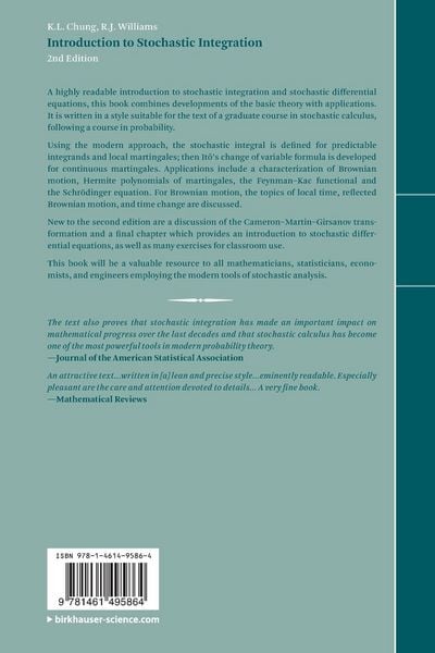 Produktbild: Introduction to Stochastic Integration