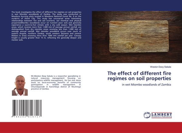 Produktbild: The effect of different fire regimes on soil properties