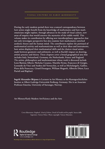 Produktbild: Visual Culture and Mathematics in the Early Modern Period
