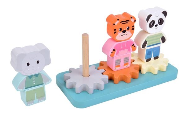 Produktbild: Stapelspiel mit Zahnrad "Jungle Friends"