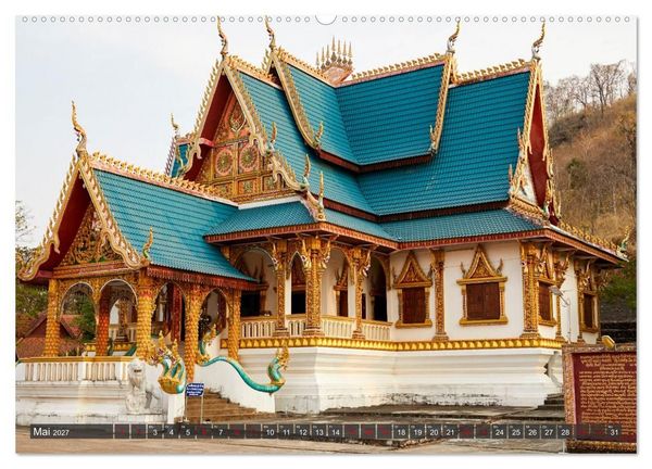 Produktbild: Kambodscha - Laos - Bangkok (hochwertiger Premium Wandkalender 2027 DIN A2 quer), Kunstdruck in Hochglanz
