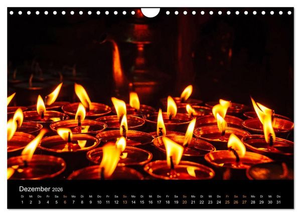 Produktbild: Nepal - In den Stra&szlig;en von Kathmandu (Wandkalender 2026 DIN A4 quer), CALVENDO Monatskalender