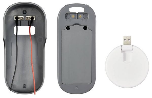 Produktbild: Sygonix IP-Video-T&uuml;rsprechanlage WLAN, Funk Grau, Wei&szlig;