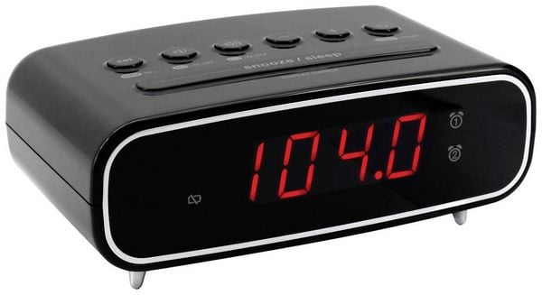 Produktbild: soundmaster UR111SW Radiowecker UKW UKW Weckfunktion Schwarz