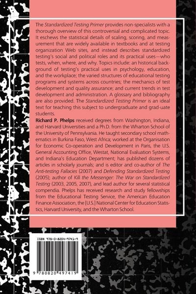 Produktbild: Standardized Testing Primer
