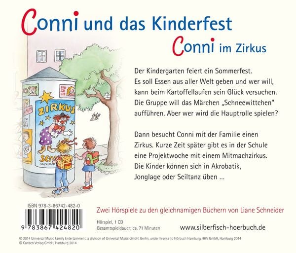 Produktbild: Conni und das Kinderfest / Conni im Zirkus