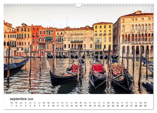 Produktbild: Les merveilles de Venise (Calendrier mural 2026 DIN A3 vertical), CALVENDO calendrier mensuel