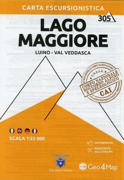Produktbild: Lago Maggiore 1:25 000