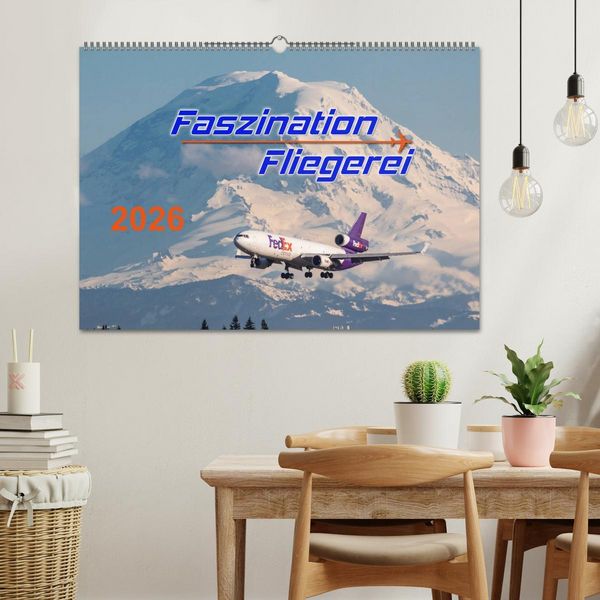 Produktbild: Faszination Fliegerei (Wandkalender 2026 DIN A2 quer), CALVENDO Monatskalender