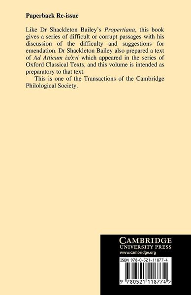 Produktbild: Towards a Text of Cicero 'ad Atticum'