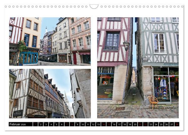 Produktbild: Rouen entdecken (Wandkalender 2026 DIN A3 quer), CALVENDO Monatskalender