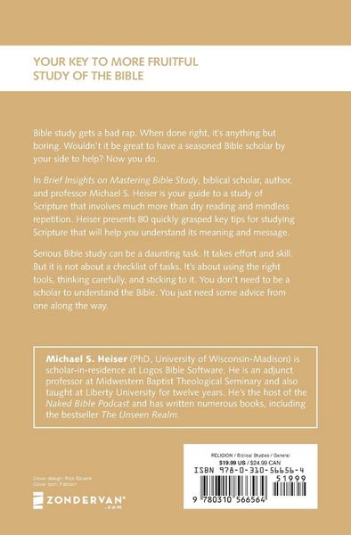 Produktbild: The Brief Insights on Mastering Bible Study