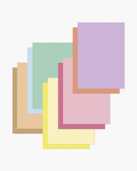 Produktbild: Folia Tonpapier PASTELL, DIN A4, 100 Blatt in 10 Farben sortiert