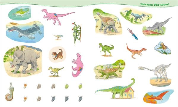 WAS IST WAS Junior Mitmach-Heft Dinosaurier