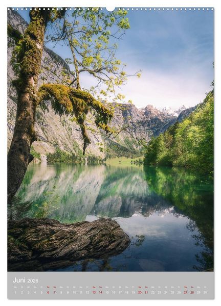 Produktbild: Deutsche Alpenmomente (hochwertiger Premium Wandkalender 2026 DIN A2 hoch), Kunstdruck in Hochglanz