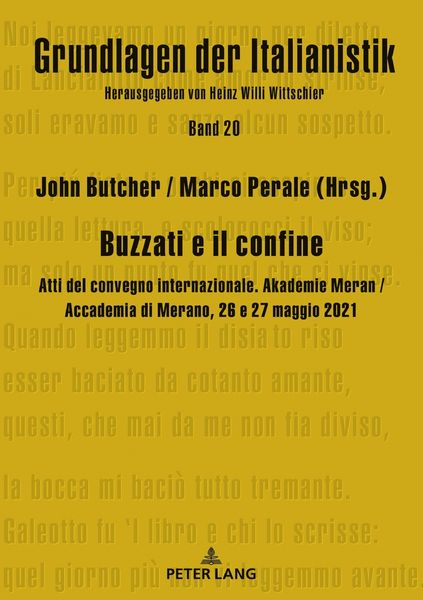 Produktbild: Buzzati e il confine
