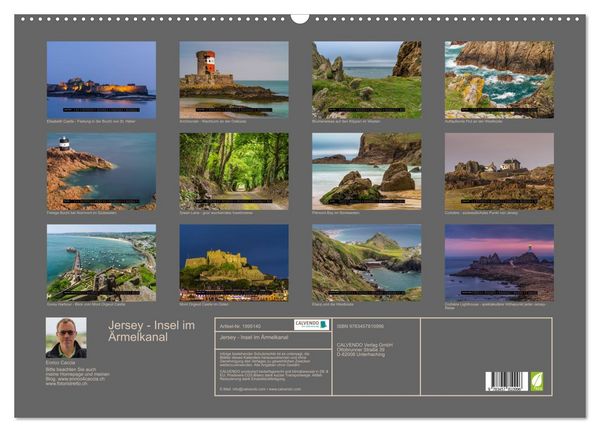 Produktbild: Jersey - Insel im &Auml;rmelkanal (Wandkalender 2026 DIN A2 quer), CALVENDO Monatskalender