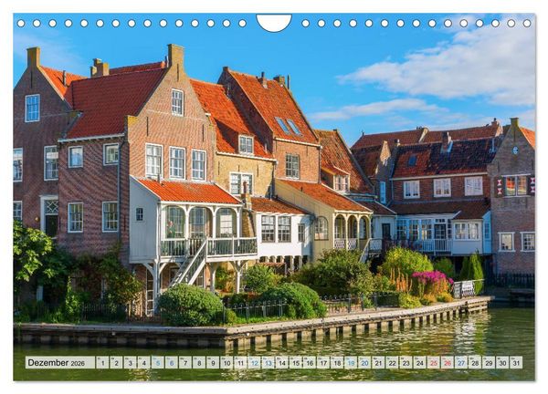 Produktbild: Enkhuizen - historische Hafenstadt am Ijsselmeer (Wandkalender 2026 DIN A4 quer), CALVENDO Monatskalender