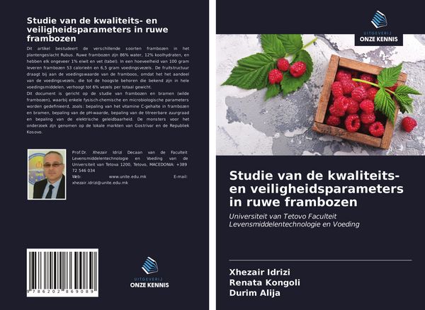 Produktbild: Studie van de kwaliteits- en veiligheidsparameters in ruwe frambozen