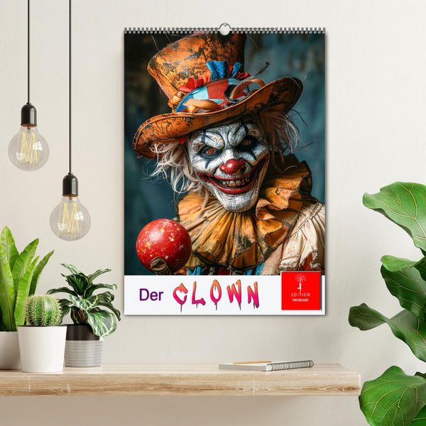 Produktbild: Der Clown (Wandkalender 2026 DIN A2 hoch), CALVENDO Monatskalender