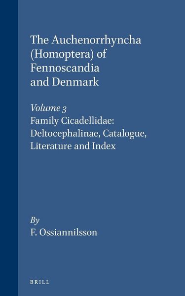 Produktbild: The Auchenorrhyncha (Homoptera) of Fennoscandia and Denmark