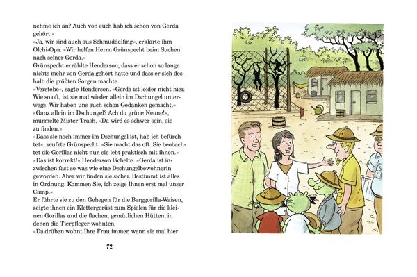 Produktbild: Safari bei den Berggorillas / Die Olchis-Kinderroman Band 8