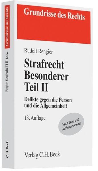 Produktbild: Strafrecht Besonderer Teil II