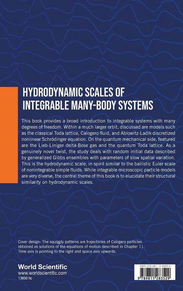 Produktbild: Hydrodynamic Scales Of Integrable Many-Body Systems