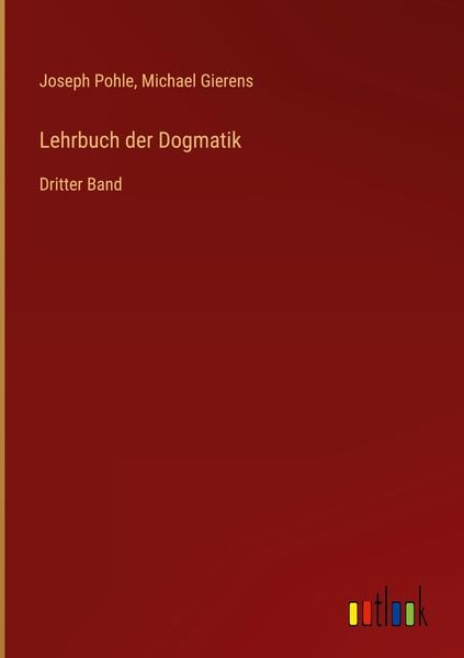 Produktbild: Lehrbuch der Dogmatik