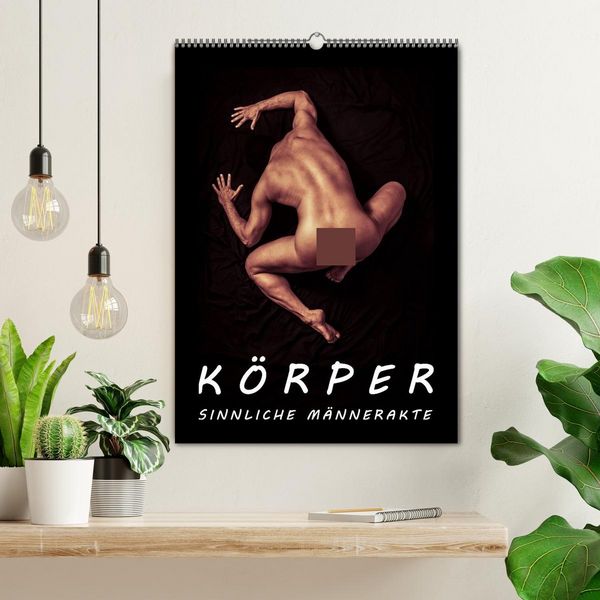 Produktbild: K&Ouml;RPER - SINNLICHE M&Auml;NNERAKTE (Wandkalender 2026 DIN A2 hoch), CALVENDO Monatskalender