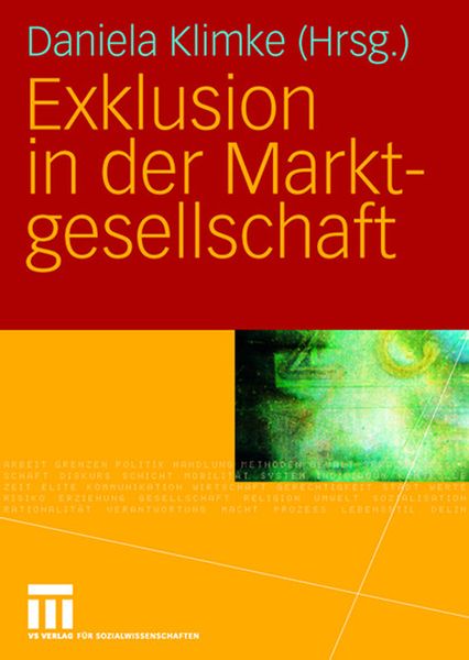 Produktbild: Exklusion in der Marktgesellschaft