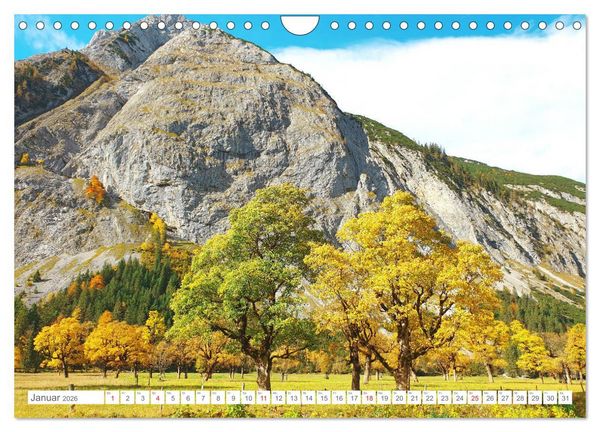 Produktbild: Indian Summer in der Eng - Das Naturdenkmal Gro&szlig;er Ahornboden (Wandkalender 2026 DIN A4 quer), CALVENDO Monatskalender
