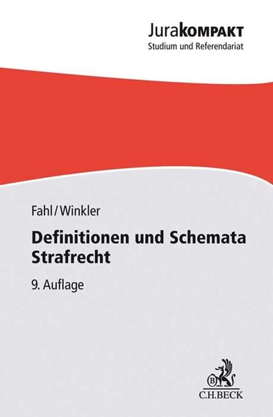 Produktbild: Definitionen und Schemata Strafrecht
