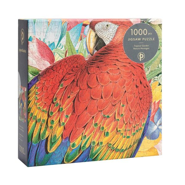 Produktbild: Tropical Garden 1000 Piece Jigsaw Puzzle by Paperblanks (Nature Montages)
