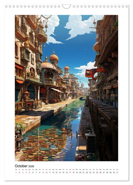Produktbild: Incredibly Cool Places (Wall Calendar 2026 DIN A3 portrait), CALVENDO 12 Month Wall Calendar