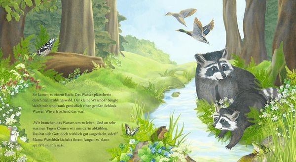 Produktbild: Der kleine Waschb&auml;r fragt nach Gott &ndash; ein Bilderbuch f&uuml;r Kinder ab 2 Jahren