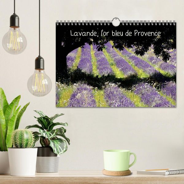 Produktbild: Lavande, l'or bleu de Provence (Calendrier mural 2026 DIN A4 vertical), CALVENDO calendrier mensuel