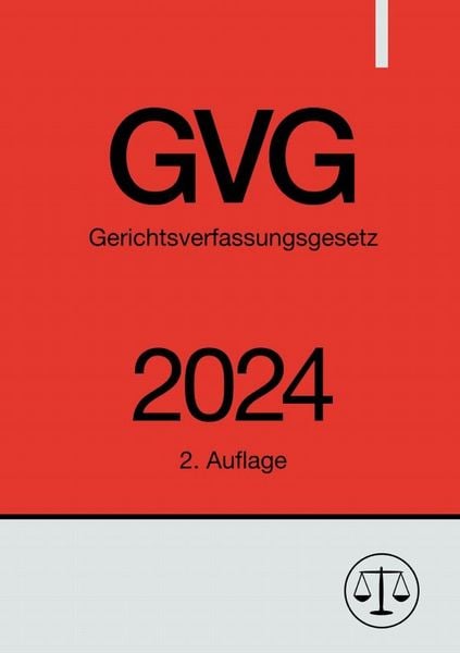 Produktbild: Gerichtsverfassungsgesetz - GVG 2024