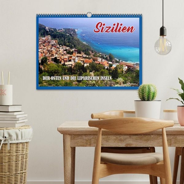 Produktbild: Sizilien - der Osten und die Liparischen Inseln (Wandkalender 2026 DIN A3 quer), CALVENDO Monatskalender