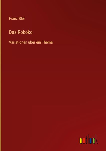 Produktbild: Das Rokoko