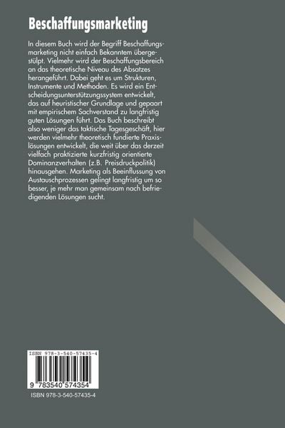 Produktbild: Beschaffungsmarketing