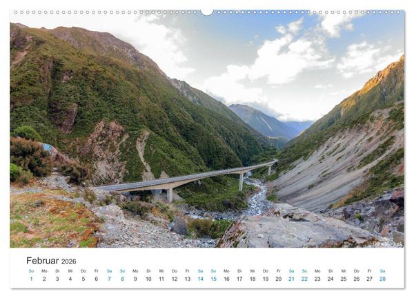Produktbild: Neuseelands Berge (Wandkalender 2026 DIN A2 quer), CALVENDO Monatskalender